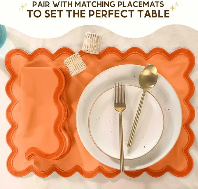 Folkulture Cloth Napkins | Set of 4 Table Easter Napkin for Party | Decorative Washable Napkins f... | Amazon (US)