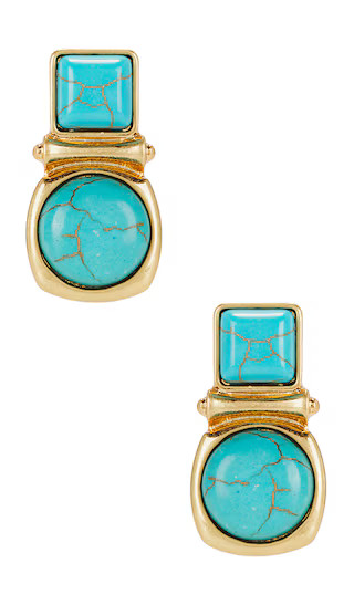 Cala Luna Earrings in Turquoise | Revolve Clothing (Global)