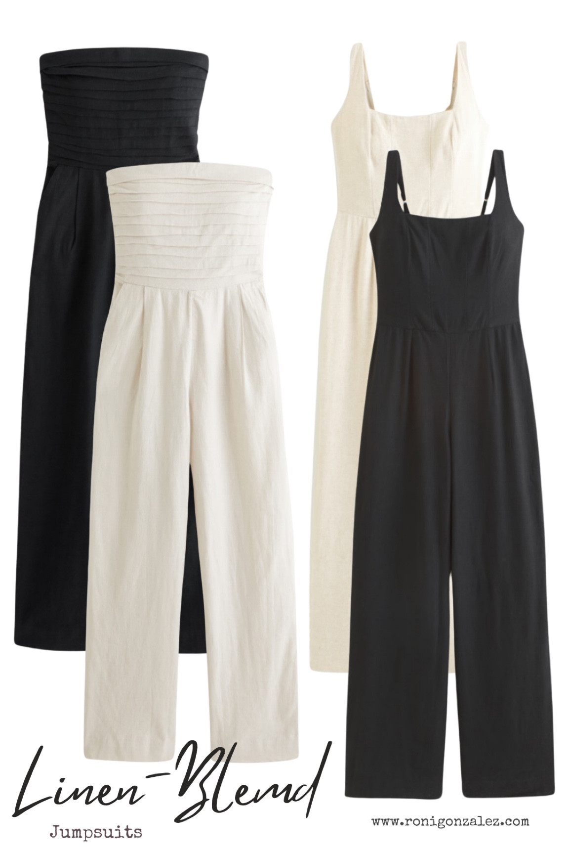 Spring Linen-Blend Jumpsuits | Abercrombie & Fitch | Spring Look 

#LTKSeasonal #LTKSpringSale #LTKstyletip