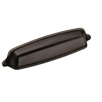 Amerock Stature 5-1/16 inch (128mm) Center-to-Center Oil-Rubbed Bronze Cabinet Cup Pull | Target