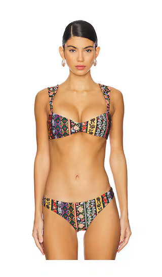 x REVOLVE Malory Bikini Top in Floral Multi | Revolve Clothing (Global)