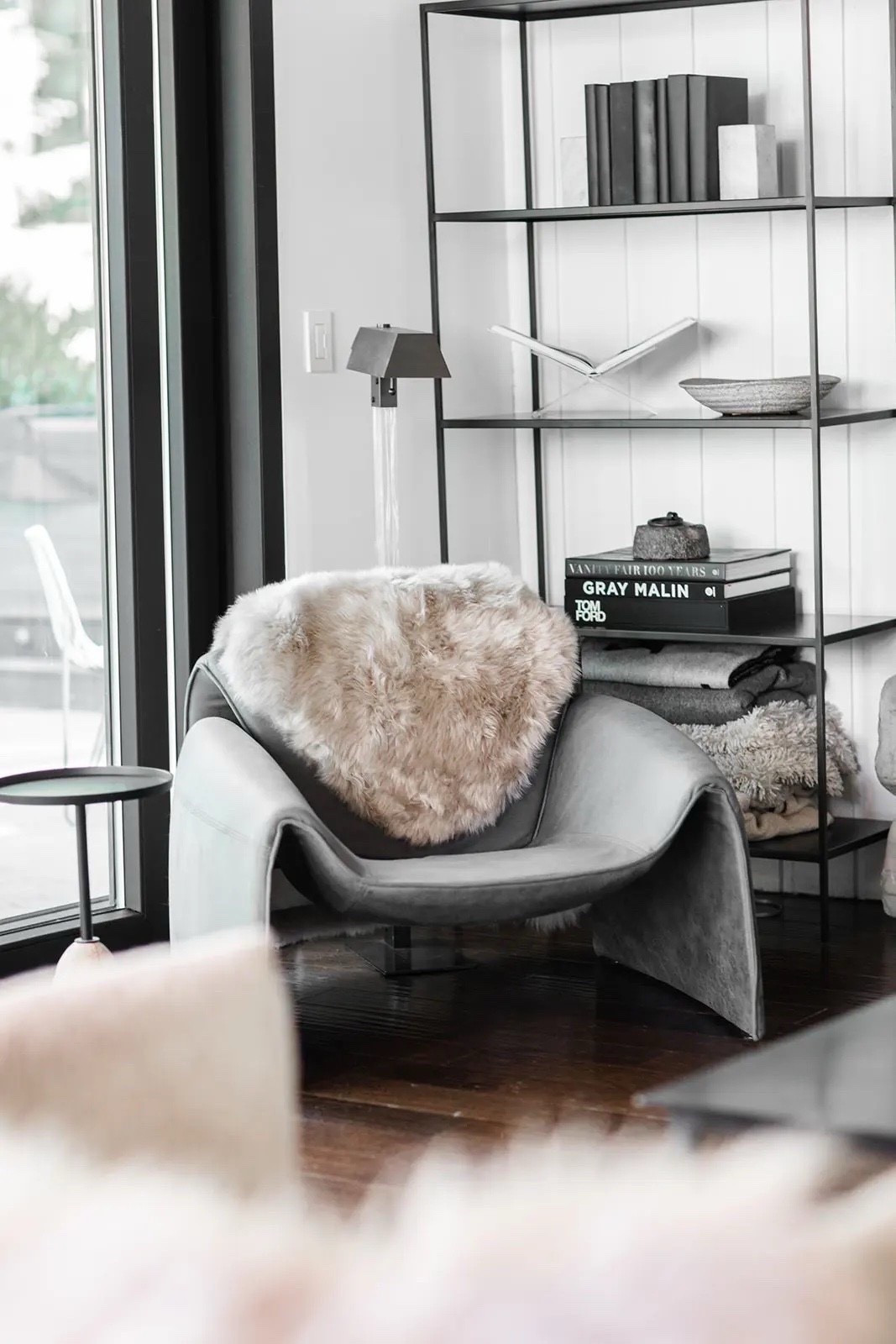 Cozy Corner Details

Proof that one cozy layer can completely change a space. I love adding a soft sheepskin to a modern chair—it brings in so much warmth and texture without adding clutter. Such an easy way to make a little corner feel more inviting.

#LTKHome #LTKSeasonal