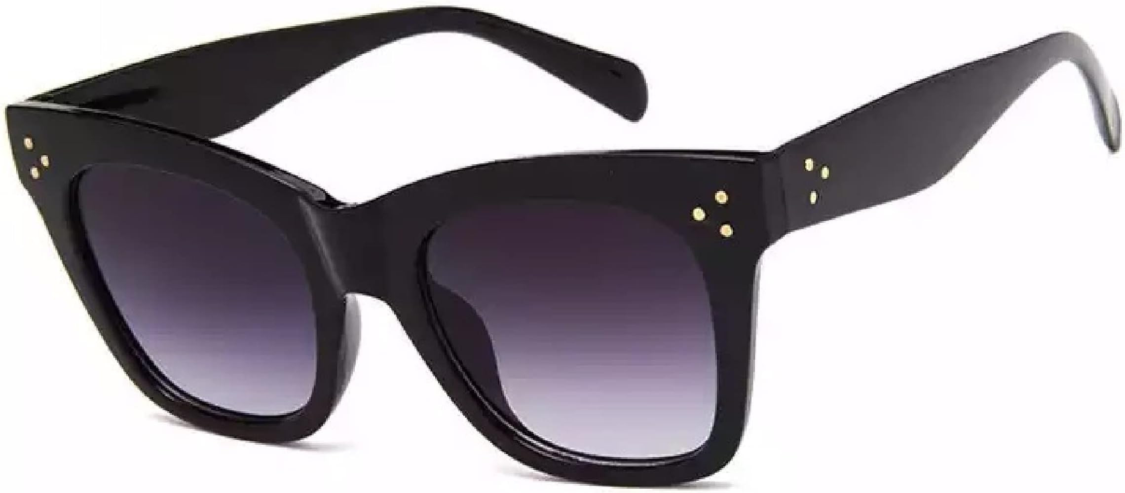 AUGEN Retro Vintage Oversized Abstract Unisex Sunglasses UV400 Protected Large Size (C1, 111) | Amazon (US)