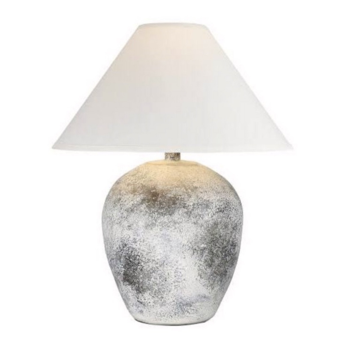 A modern + coastal table lamp you need — the White Washed Patinaed Wide Urn Table Lamp  

#LTKhome