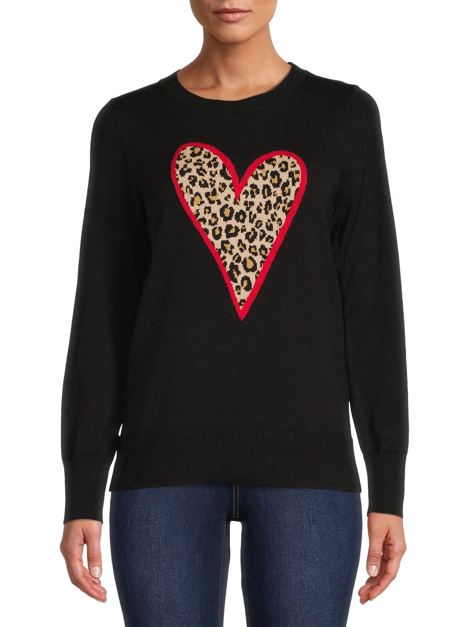 Time and Tru Women’s Fashion Sweater - Walmart.com | Walmart (US)