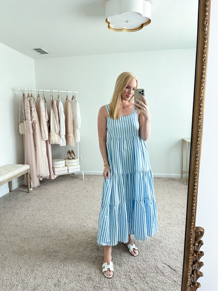 Gorgeous striped dress I'm loving for spring into summer! Amazon Big Spring Sale happening now! 

#LTKstyletip #LTKsalealert #LTKSeasonal