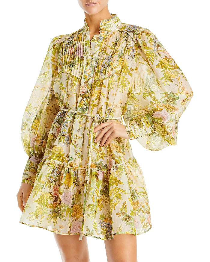 Eden Balloon Sleeve Mini Dress | Bloomingdale's (US)