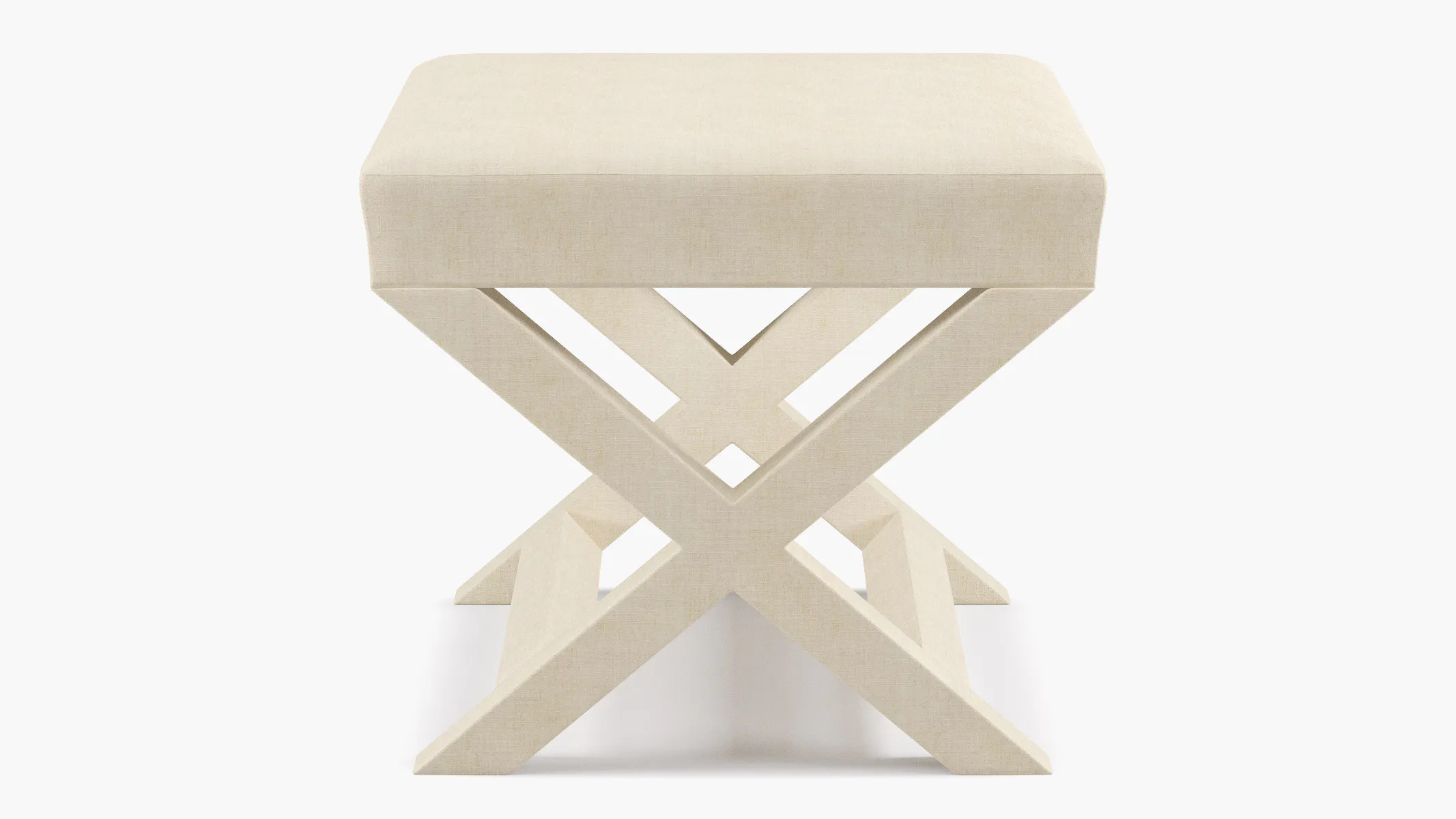 X Bench | Talc Linen | The Inside