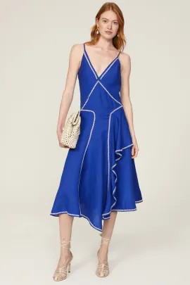Blue Midi Dress | Rent the Runway