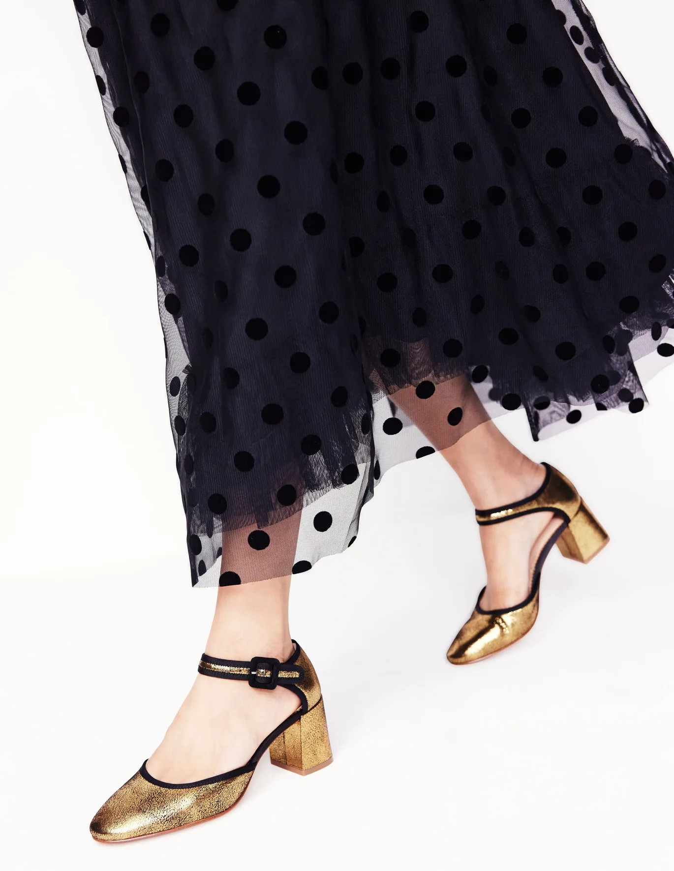 Two Part Block Heel Pumps | Boden (US)