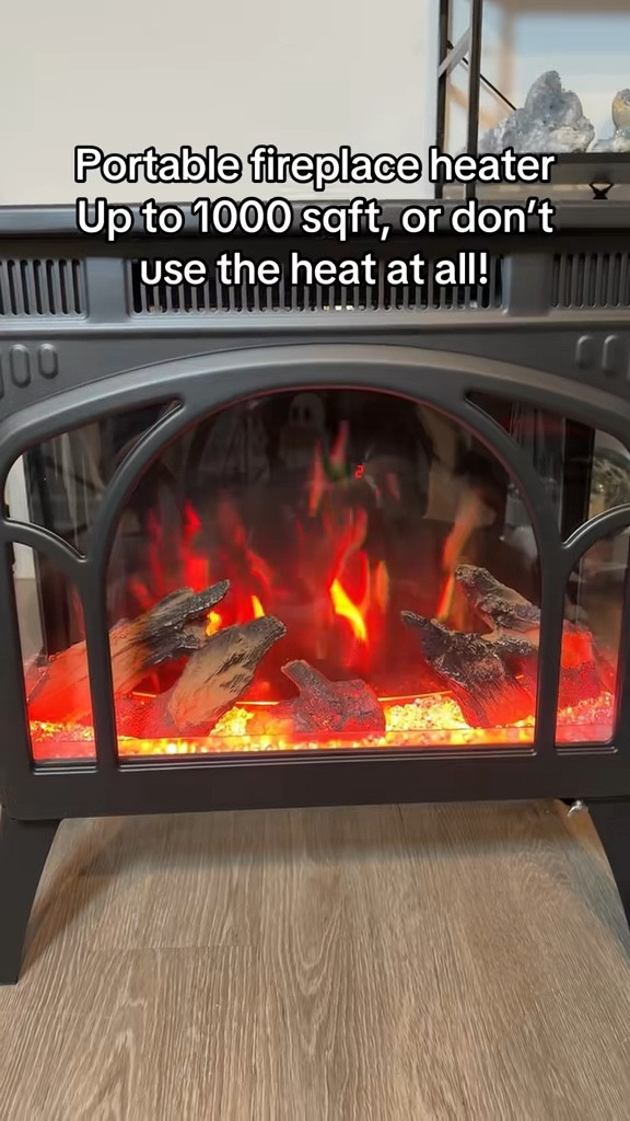 It’s the perfect time of year for an electric fire place. It warms up to 1,000 sqft and can change colors to fit the mood 

#LTKHome