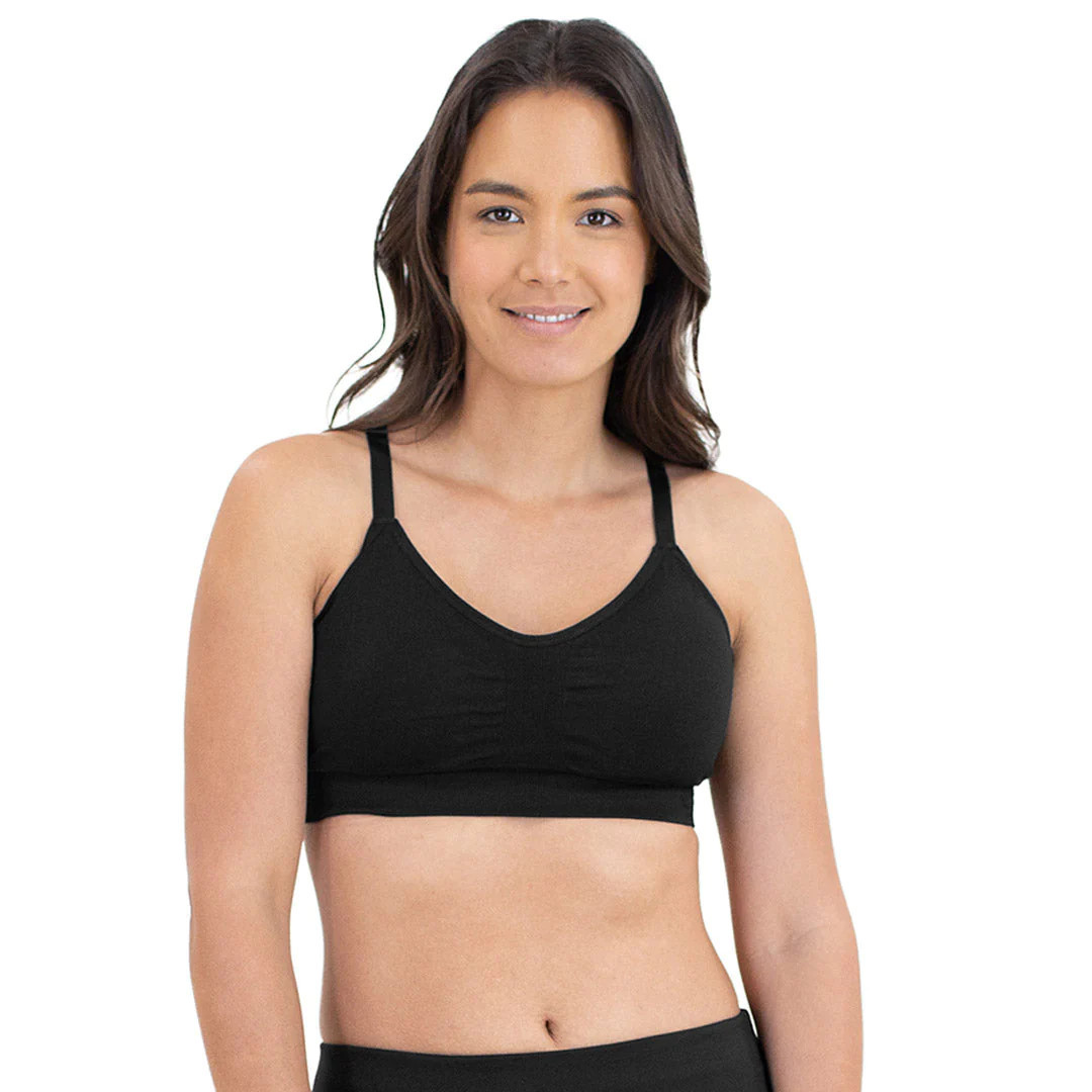 The Diana Classic Sports Bra | Black | Kindred Bravely