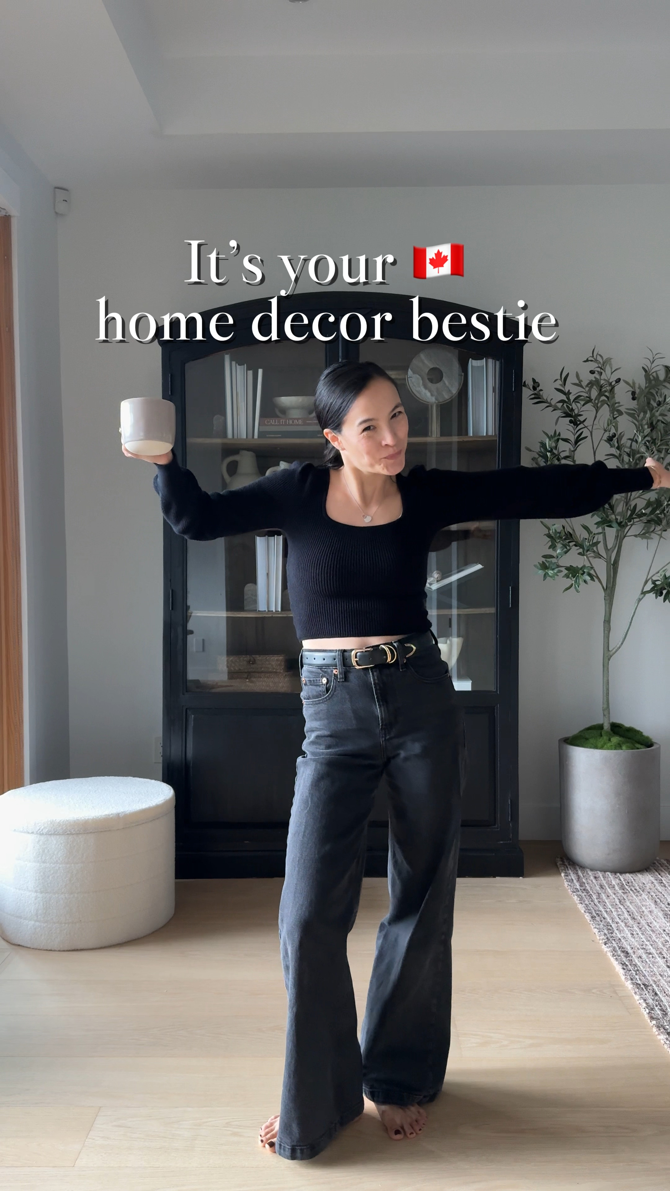 Finding all the Canadian home decor items so you don’t have to!! Scalloped rug 
Boucle ottoman with storage 
Scalloped bowl 
Throw pillow
Rattan lamp 

#LTKcanada #LTKsale #LTKcasa