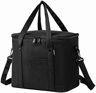 Forems Insulated Lunch Bag For Men/Women ,Reusable Large Adult/Kids Lunch Cooler Box Tote Shoulder S | Amazon (US)