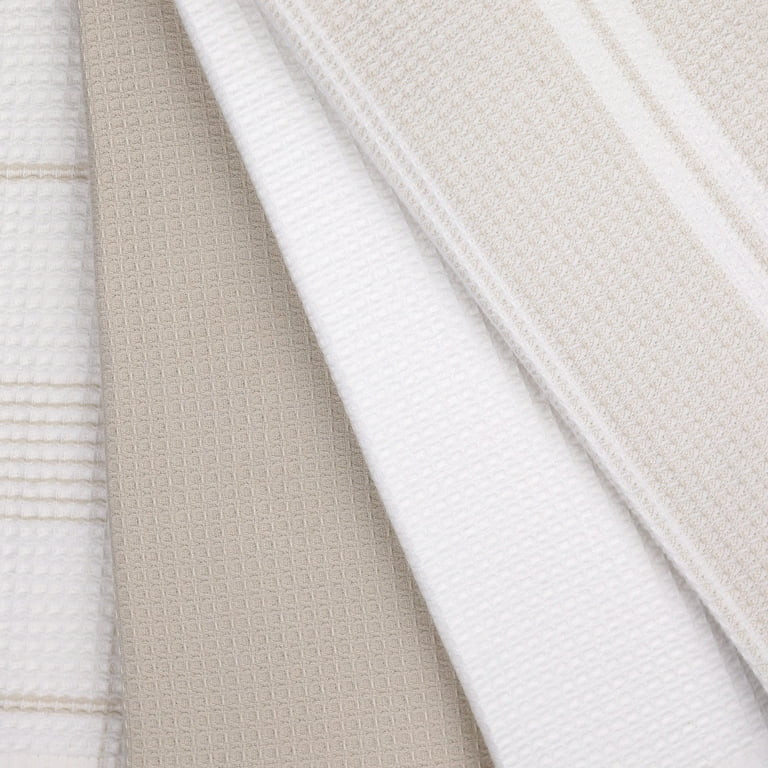 Better Homes & Gardens Papyrus Beige Waffle Kitchen Towel, 4-Piece | Walmart (US)