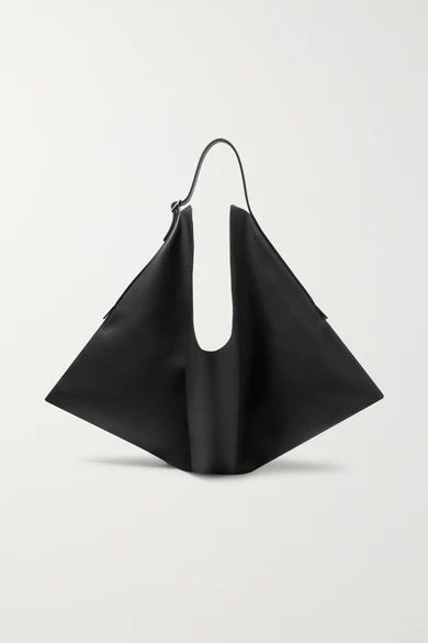 The Row
				
			
			
			
			
			
				Flat Hobo small leather shoulder bag
				$1,990 | NET-A-PORTER (US)