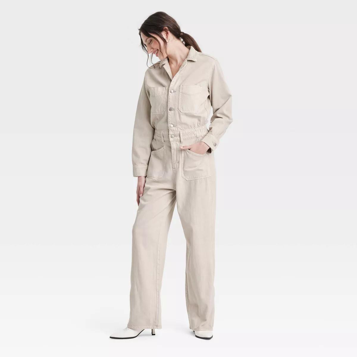 Women's Denim Baggy Jumpsuit - Universal Thread™ | Target