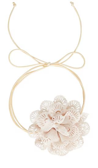 Jardin Flower Necklace in Ivory | Revolve Clothing (Global)