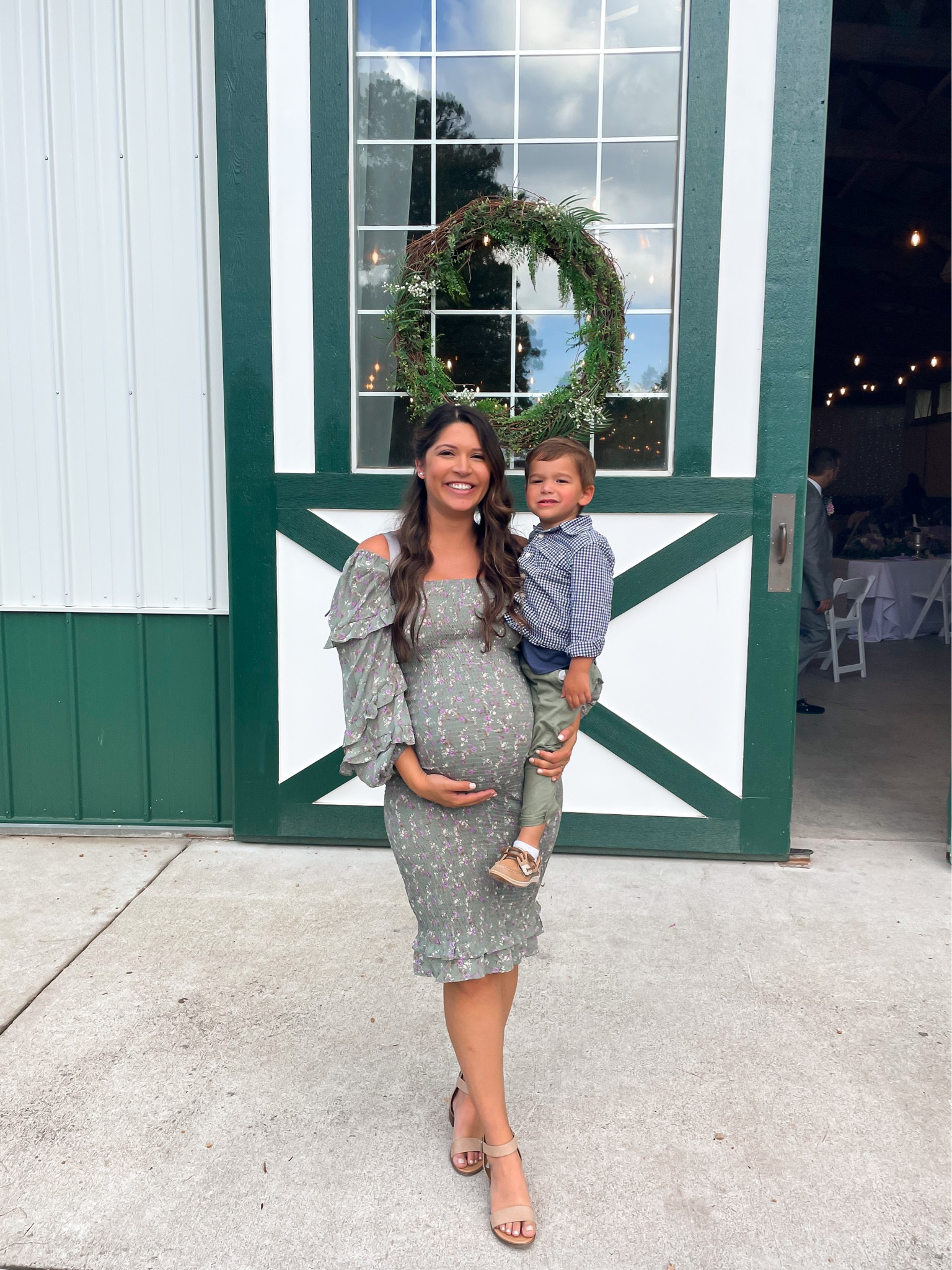 Hopefully mama’s last wedding popping water bottles! 
Wearing a medium @ 36 weeks 


#LTKbaby #LTKbump #LTKwedding