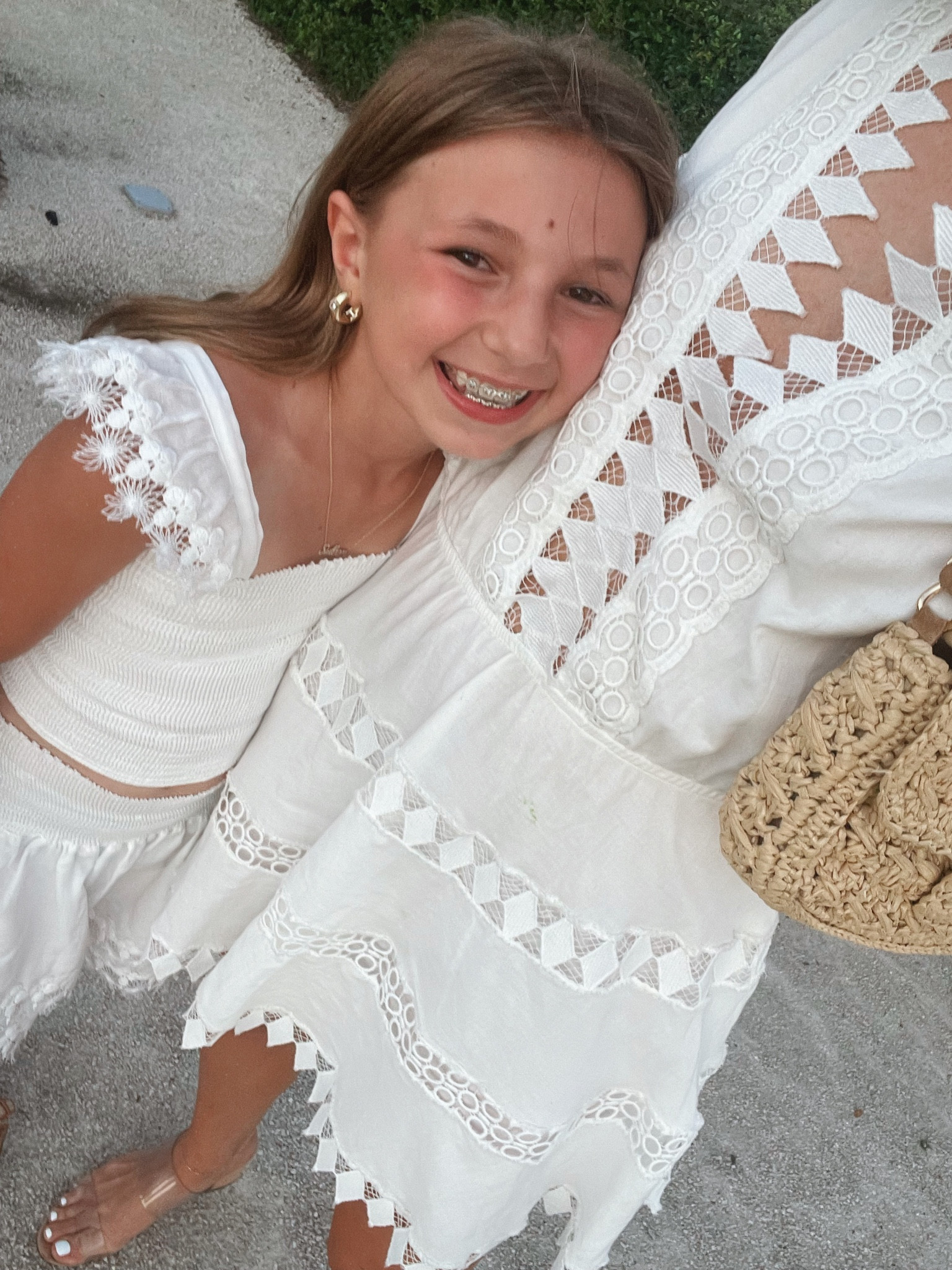 Mommy and daughter matching outfits