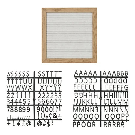 White Letterboard Customizable Wall Art Sign, 10"" x10 | Walmart (US)