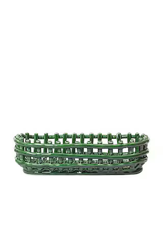 Ceramic Oval Basket | FWRD 