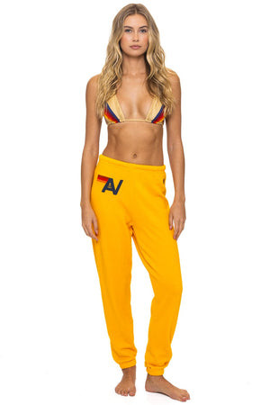 LOGO SWEATPANTS - GOLD | Aviator Nation