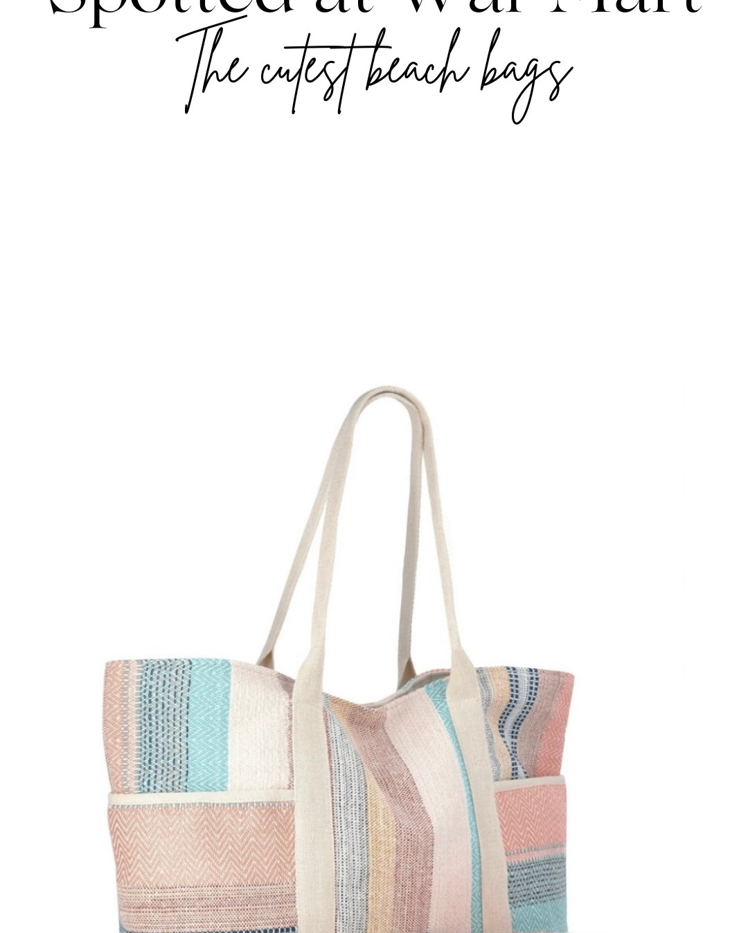 Popped into Walmart over the weekend and bumped into a display of  perfect beach totes 😍. Thunking of grabbing a new tote and wet pouches as Easter gifts  for the girls. 

#LTKSeasonal #LTKFamily #LTKTravel