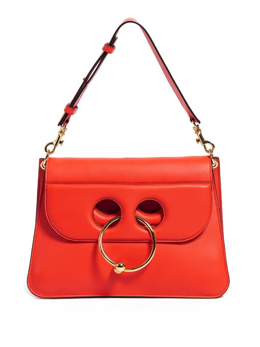 Pierce medium leather shoulder bag | J.W.Anderson | Matches (US)