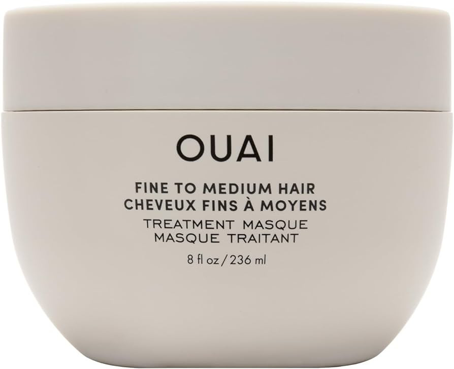 OUAI Fine to Medium Hair Treatment Masque - Hair Mask for Hair Repair, Hydration and Shine - With... | Amazon (US)
