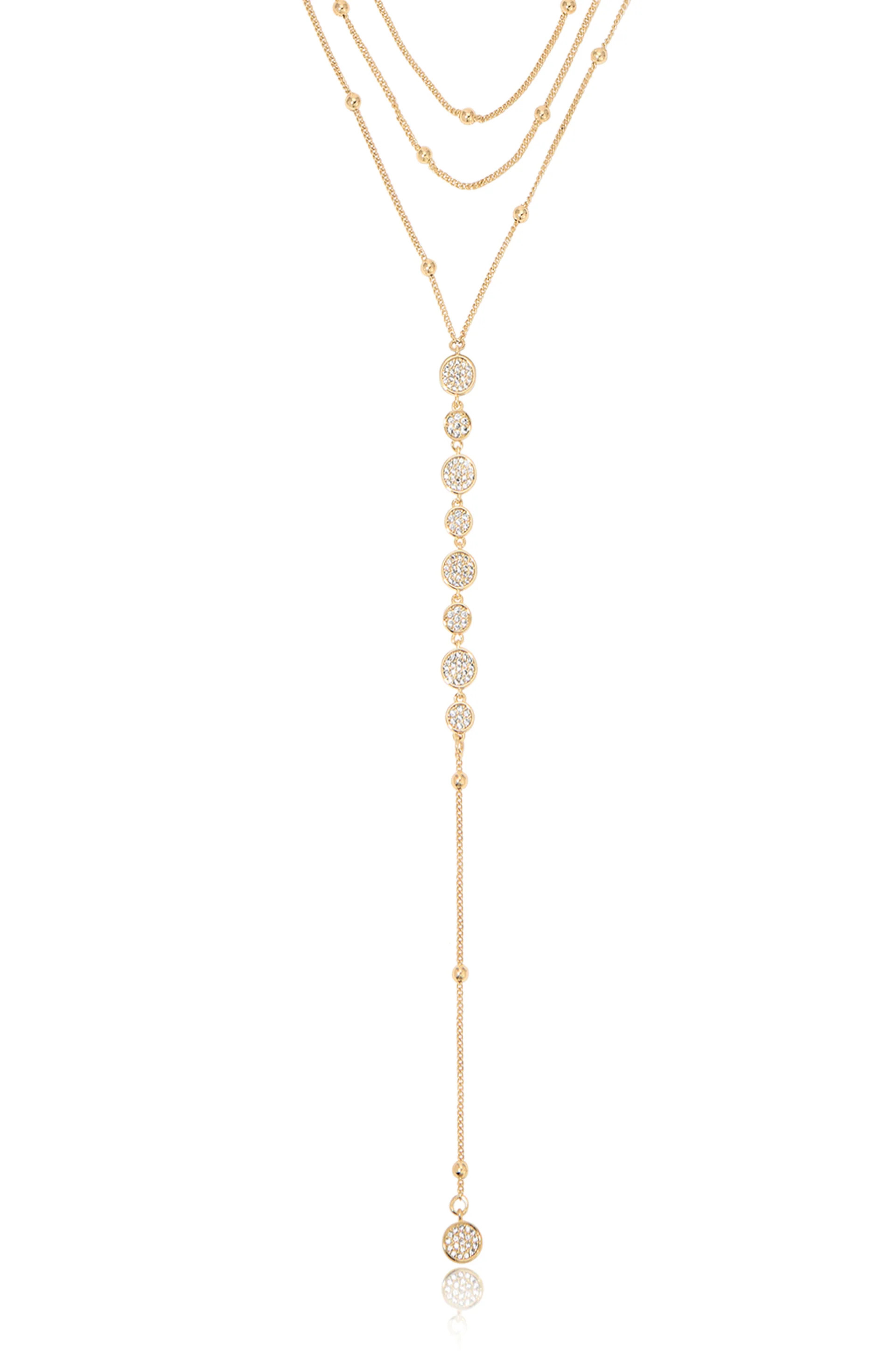 Bali Dreams Crystal Lariat Necklace | Ettika