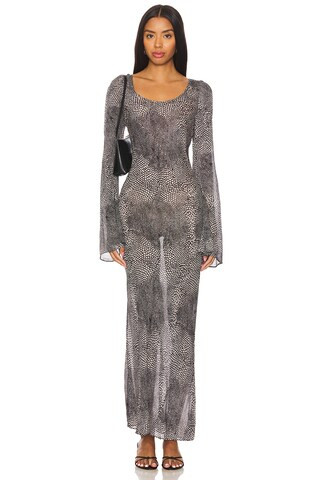 Stone Cold Fox x REVOLVE Sharpe Gown in Snake Print from Revolve.com | Revolve Clothing (Global)
