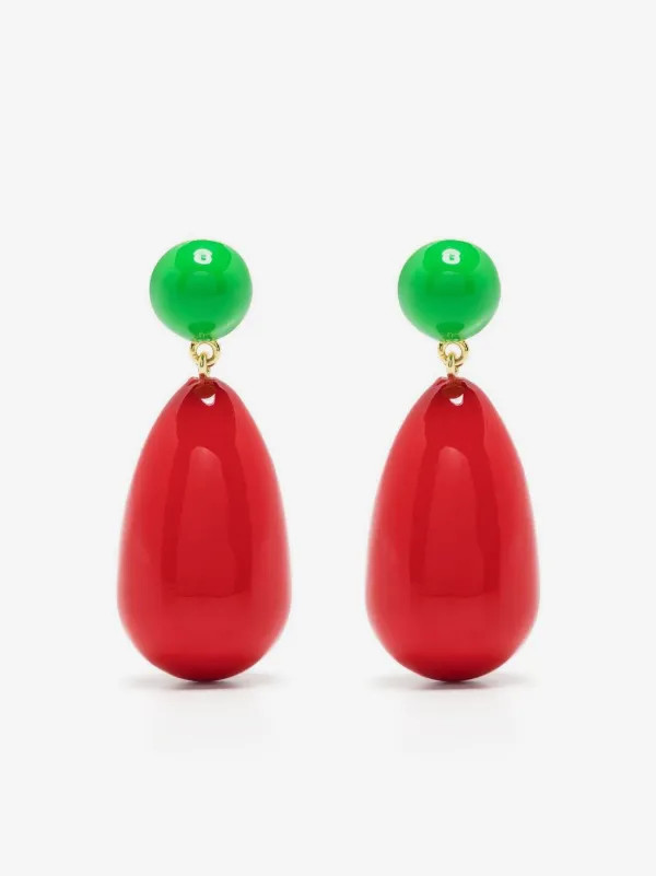 drop-design earrings | Farfetch Global