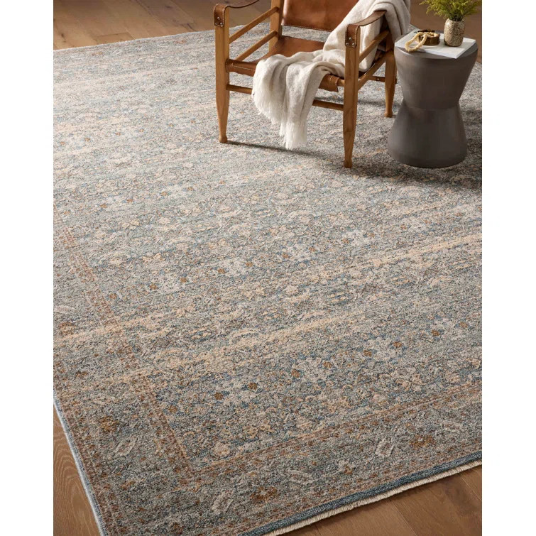 Angela Rose x Loloi Blake Ocean / Mocha Area Rug | Wayfair Professional