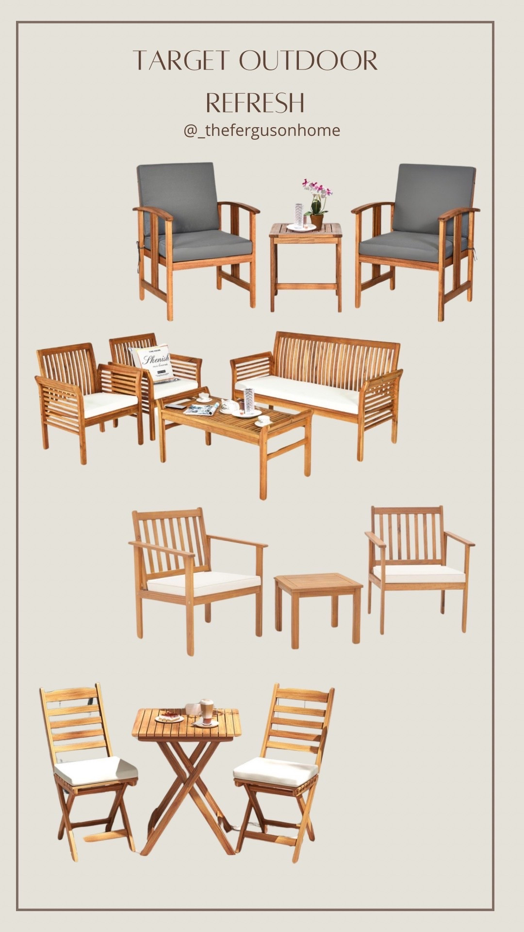 Target Patio Furniture! Spring refresh. Organic modern home decor and spring outdoor inspiration. 

#LTKSeasonal #LTKHome #LTKSaleAlert