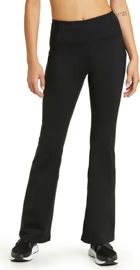 Live In High Waist Pocket Flare Pants | Nordstrom