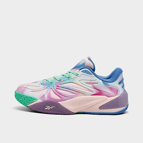 Reebok Women's Angel Reese 1 Basketball Shoes in Atomic Aqua/Dream Purple/Peri Blue Size: 4.5 | JD Sports (US)