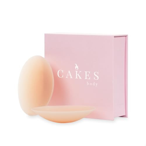 FUNGRINS Cakes body,Cakes Nipple Covers, Reusable Adhesive Silicone Nipple pasties, Suitable for Strapless Dresses, Vests, etc. Women's Pasties for Women, With Travel Box | Amazon (US)