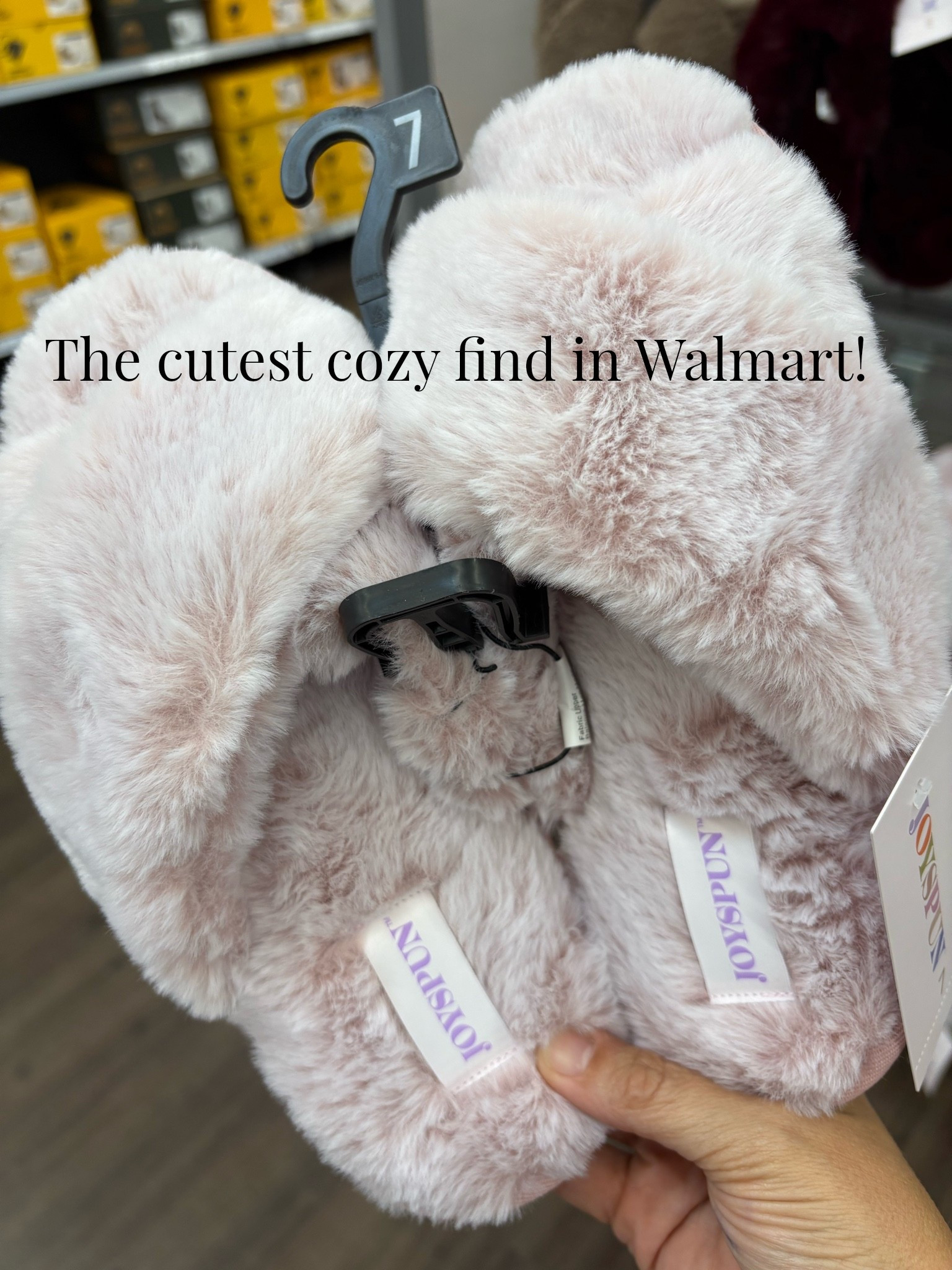 Joyspun Women’s Faux Fur X-Band Slippers 

💗 Cozy season starts with the perfect pair of slippers!

These Joyspun Women’s Faux Fur X-Band Slippers are giving luxury vibes without the luxury price tag. The soft light pink faux fur and trendy X-band design make them the perfect addition to your loungewear, self-care routine, or cozy nights at home.

For just $13, these are an easy treat-yourself purchase or a thoughtful gift for moms, college students, teachers, best friends, or anyone who loves being comfy. Pair them with your favorite pajamas or matching lounge set for the ultimate cozy look.

If you’re shopping for affordable slippers, cozy essentials, or the perfect gift idea for women, these Walmart finds deserve a spot in your cart!

Shop my LTK for these and more cozy Walmart finds! 💕

#LTKStyle #Joyspun #WomensSlippers #CozyStyle #FauxFurSlippers #Loungewear #SelfCare #WalmartFinds #AffordableFashion #PinkSlippers #CozyEssentials #GiftIdeasForHer #LTKFinds

#LTKselfcare #LTKOver40
