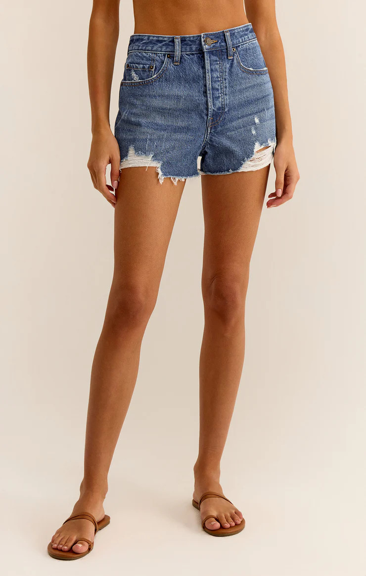 Classic Hi Rise Denim Short | Z Supply