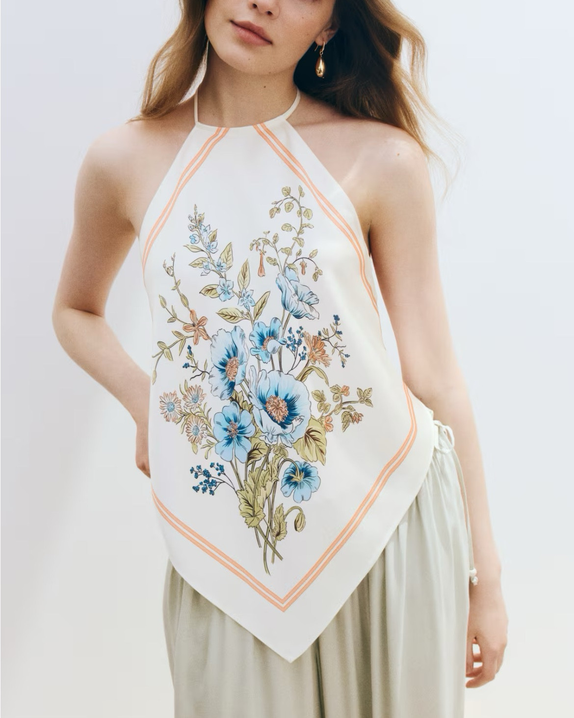 Halter neck scarf top 

#LTKSeasonal