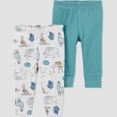 Carter's Just One You®️ Baby Boys' 2pk Safari Pants - Blue | Target