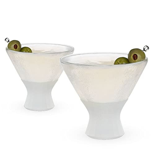 Host Stemless Martini Glasses, Cocktail Glasses, Double Walled Insulated Drinking Glass, Frozen Cups to Keep Your Drinks Cold, Set of 2 | Amazon (US)