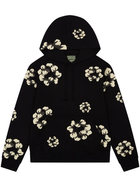 Denim Tears Cactus Tears Wreath Hoodie | Black | FARFETCH CA
