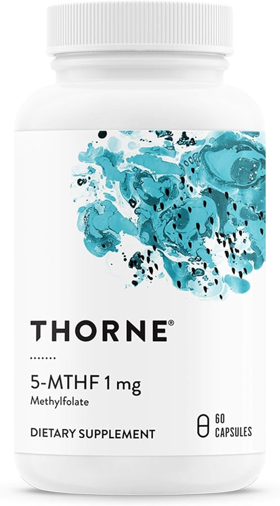 Thorne 5-MTHF 1mg - Methylfolate (Active B9 Folate) Supplement - Supports Cardiovascular Health, ... | Amazon (US)
