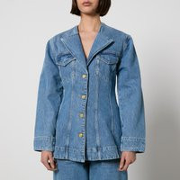 Ganni Denim Blazer - EU 42/UK 14 | Coggles (Global)