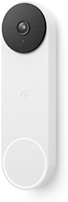 Google Nest Doorbell (Battery) - Wireless Doorbell Camera - Video Doorbell - Snow | Amazon (US)