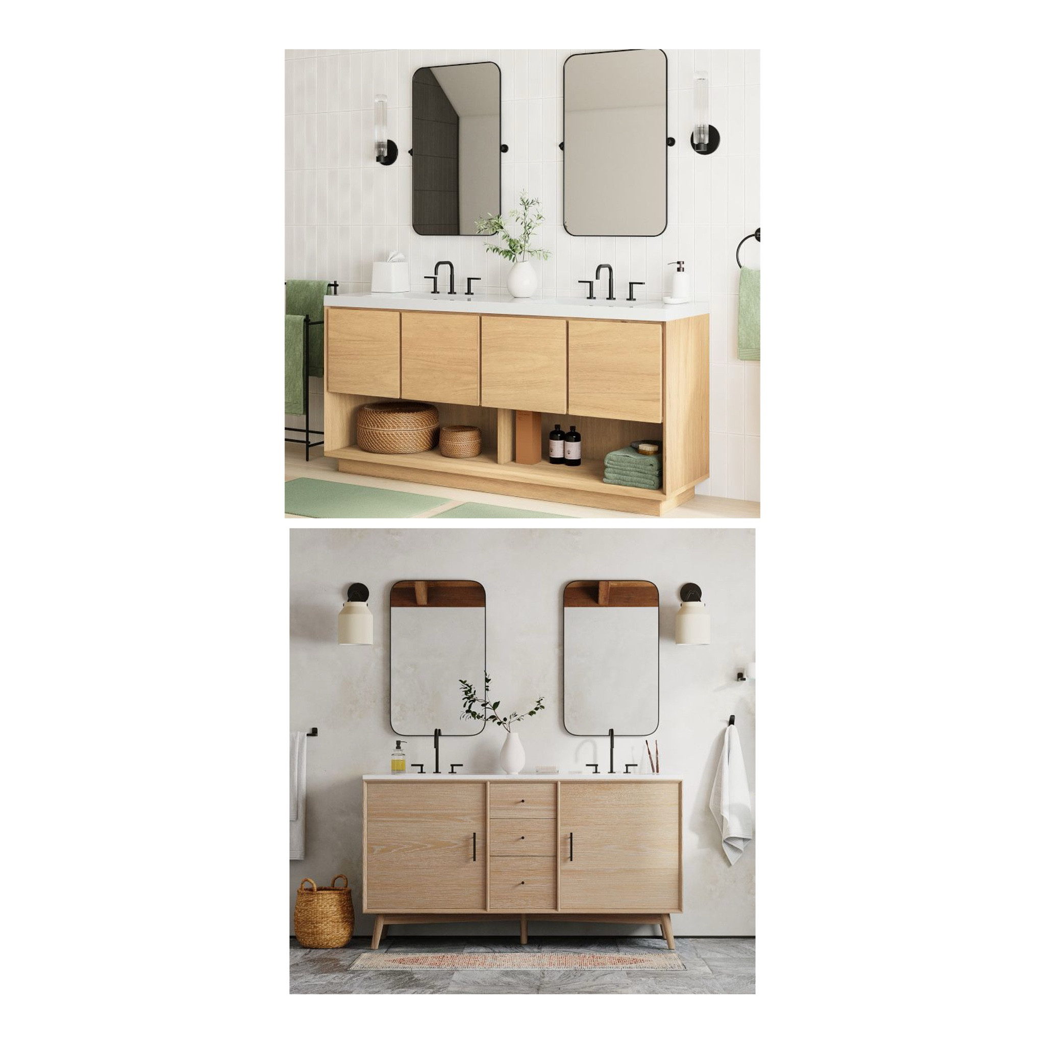 Major markdown alert from West Elm—midcentury modern bath vanity. 

#LTKSeasonal #LTKSaleAlert #LTKHome