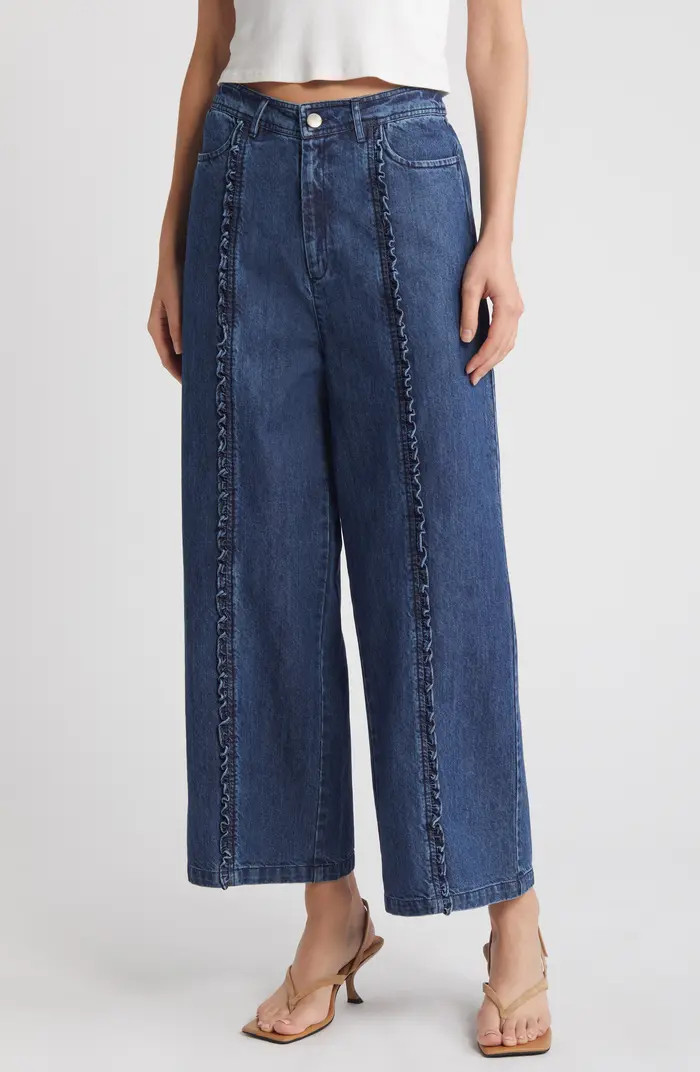 Cleobella Nigel Crop Wide Leg Jeans | Nordstrom | Nordstrom