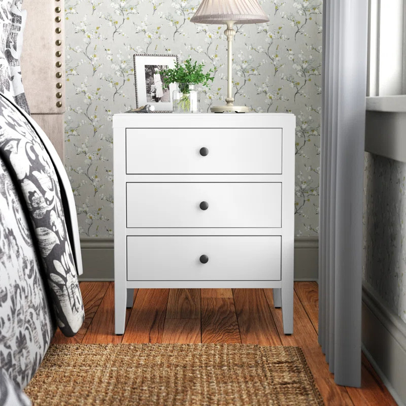 Rushville 23'' Tall 3 - Drawer Nightstand | Wayfair North America